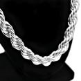 thumbnail image 6 of Cadenas Torzal Collares De Acero Inoxidable Para Hombre Mujer Nino, 6 of 16