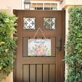 thumbnail image 5 of SKYSONIC Easter Rabbit Welcome Sign Front Door Decor Wall Hanging Plaque Rectangular Door Hanging Sign Porch Decorations for Home Outdoor Indoor Holiday, 5 of 6