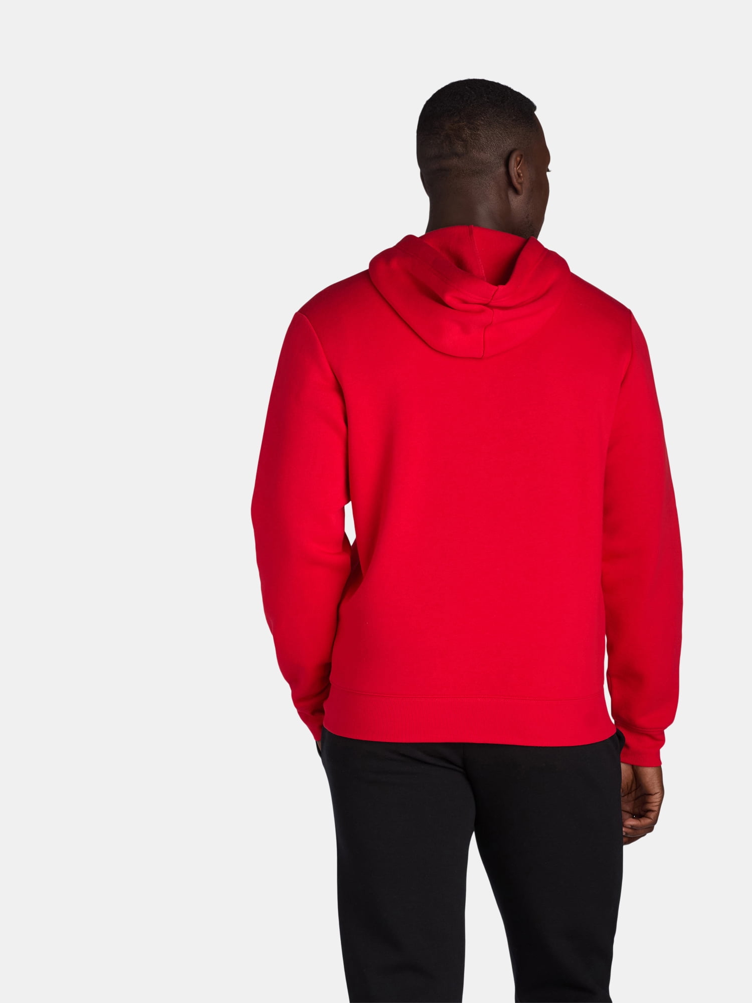 Athletic Works Men's and Big Men's Zip Up Fleece Hoodie Sweatshirt, Sizes S-5XLT