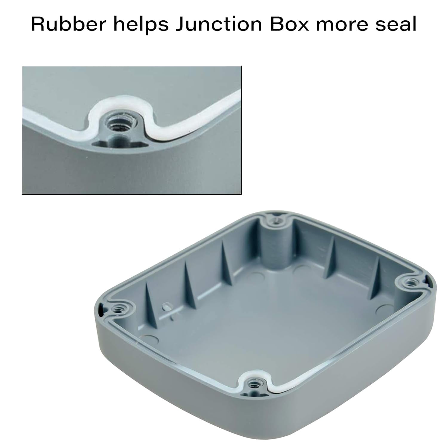 NineLeaf Dustproof Electrical Junction Box Connector,5 Pole Waterproof Enclosure Case fit 20mm Cable Gland for Outdoor Use (86x74x62mm) IP66 Rated,3PK