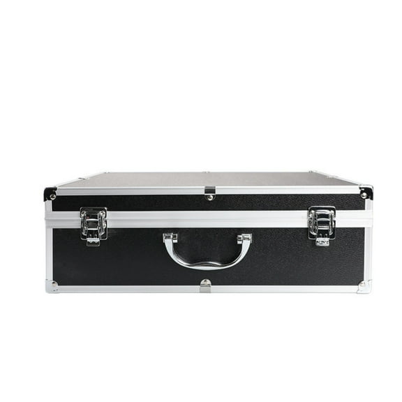 COOLHOOD Hard Shell Carrying Case for Wireless Mic Systems Storage Camera Gear Transportation Aluminum Build Customizable Foam