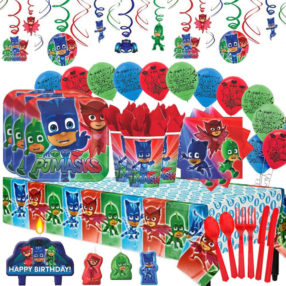 PJ MASKS DELUXE INVITATIONS ~ Birthday Party Supplies Stationery Cards Notes 8 