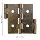 thumbnail image 2 of 10pcs Pantalla plegable bisagras de hierro gabinete bisagras estilo retro puerta bisagras, 2 of 5
