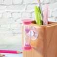 thumbnail image 3 of Temporizador de cepillado de dientes para niños con reloj de arena de 2 minutos con ventosa para decoración del hogar (rosa) Ehuebsd Libre de BPA, 3 of 6