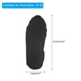 thumbnail image 2 of Unique Bargains Couvre-Chaussures, 5 Paires de Couvre-Chaussures Réutilisables pour Intérieur, Noir, 2 of 6