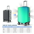 thumbnail image 4 of Gukieu blue green colors Print Suitcase Protective Cover, Elastic Zipper Buckle Suitcase Protective Cover, Suitable for Travel, Business Trip-Small, 4 of 7