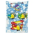 thumbnail image 3 of Ambesonne Cartoon Tablecloth Rectangular Table Cover, Airplanes Sky, 60"x90", Multicolor, 3 of 4