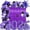 Purple Black, variant on Graduation Balloon Garland Arch Kit for Graduation Decorations Class of 2026 - Rose Gold Black and White Balloons Different Sizes 5 12 18 Inch GraduationBalloons Arch for Grad Party Supplies