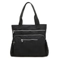 thumbnail image 2 of Lubelski Casual Women Solid Color Multi Pocket Zip Handbag Nylon Shoulder Storage Bag, 2 of 7