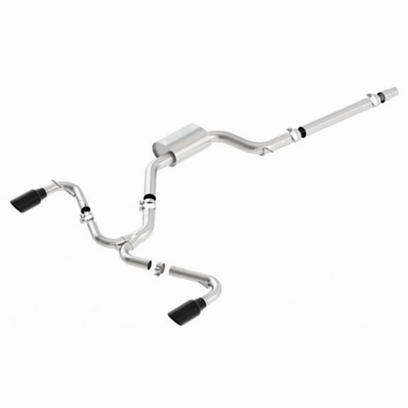 Borla S-Type Catback Exhaust w/ Black Tips for 15-17 VW GTI MK7 2.0L