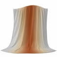 thumbnail image 6 of Burnt Orange Grey Ombre Blanket Soft Cozy Warm Throw Blanket for Couch, Plush Fuzzy Flannel Fleece Blankets for Sofa, Farmhouse Gradient Minimalist Bed Blankets Lightweight Gifts for Women, 30"x40", 6 of 9