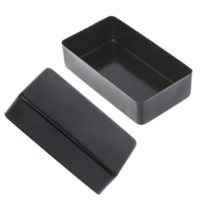 Naiovety 2 uds. De cubiertas para pastillas de guitarra eléctrica, Protector de caja de Metal, repuestos de instrumentos musicales portátiles Accesorios para instrumentos musicales Negro