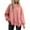 Pink, variant on TJAZFJPA Cute Fall Sweaters for Women Women's Loose Autumn and Winter Casual Fashion Pullover Neck Split Knitting Sweater Chunky Sweater Fisherman Sweater Women