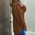 thumbnail image 4 of DPTALR Chandail d'Été pour Femmes T-Shirts Unis Hauts à Manches Longues Blouse Manteau pour Femmes, 4 of 8