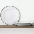 thumbnail image 2 of Noritake Silver Colonnade Set of 4 Dinner Plates, 2 of 7