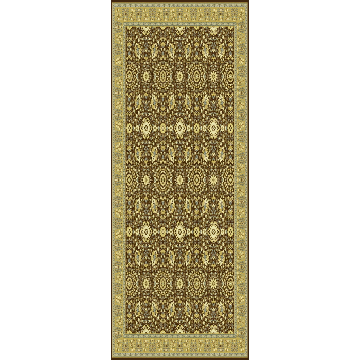 SAFAVIEH Treasures TRE215-2522 Brown / Caramel Rug