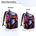 thumbnail image 2 of Goofa The Nightmare Before Christmas Pattern Durable Canvas Daypack - High-Quality Vintage Backpack, Compact & Versatile for Travel and Everyday Use-Small, 2 of 5