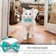 thumbnail image 5 of Paquete de 2 collares para gatos separables con pajarita, collares para gatos con hebilla de seguridad y campana, collares con estampado de verano, 5 of 5