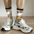 thumbnail image 6 of KLL Cowboy Up Vintage Wild West Print Cool Socks Men's Women's Crew Socks Funny Crazy Novelty Stockings, 6 of 6