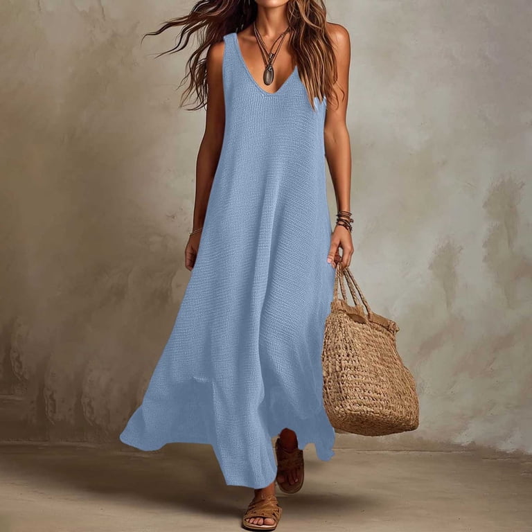 summer knit dresses plus size Plus Size Knit Dresses for Curvy Women Fall Maxi Sweater Dress Long Sleeve  Warm Sexy V Neck Ribbed Dresses Beige at Amazon Women's Clothing store