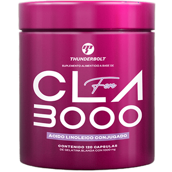 Thunderbolt - CLA 3000 Fem - 120 cápsulas Thunderbolt CLA