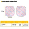 thumbnail image 5 of Yuyamidu 2 Pcs Fish Scale Car Sun Shield for Front Windshield Foldable Sunshade for Car Windshield Women Automobile Sun Shade for Truck Van Sedan Easy to Install Car Accessories, 5 of 5