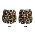 thumbnail image 3 of Balery Mushrooms Pantalones cortos deportivos para mujer con forro y dos bolsillos, elásticos, para entrenamiento, gimnasio, yoga-XX-Large, 3 of 7