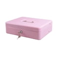 thumbnail image 1 of Money Box with Key, Money Tin with Lock Cash with Coin Tray for Petty Coins Notes ,Easy to Operate, 1 of 7