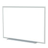 Ghent Magnetic Painted Steel Whiteboard with Aluminum Frame, 2'H x 3'W