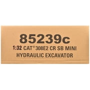 CAT Caterpillar 308E2 CR SB Mini Hydraulic Excavator with Tools and Operator 1/32 Diecast Model by Diecast Masters