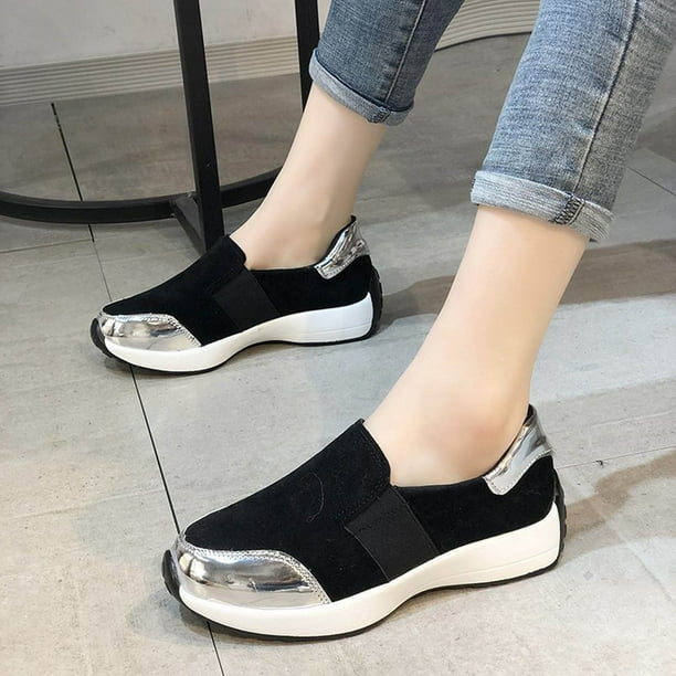 Zapatos Spring Daddy para mujer, zapatos informales con plataforma, zapatos de plataforma de una sola pierna de talla grande Wmkox8yii shalkjhdk2654