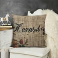 thumbnail image 2 of YINGXI Decorative Farmhouse Pillow Cover Rustic Style Throw Pillow Cover with Welcome to Our Ranch, Cover only 24x24in, 2 of 5