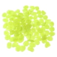 thumbnail image 1 of SHISUYAN 100Pcs Luminous Stones Glow in The Dark Garden Pebbles Rocks Fish Tank Decor, 1 of 8
