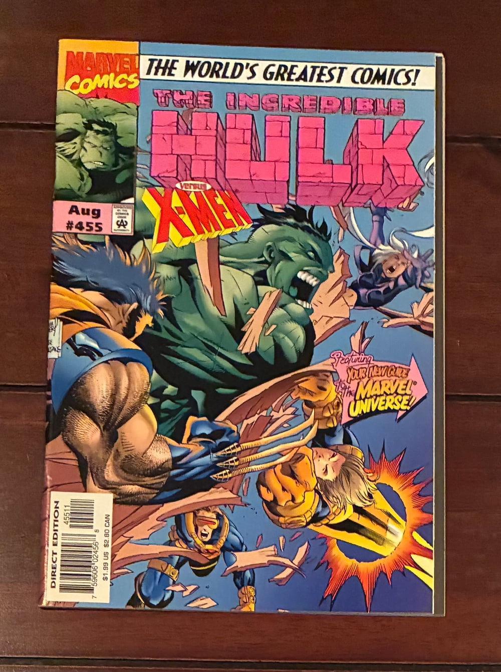 Cover of The Incredible Hulk #455