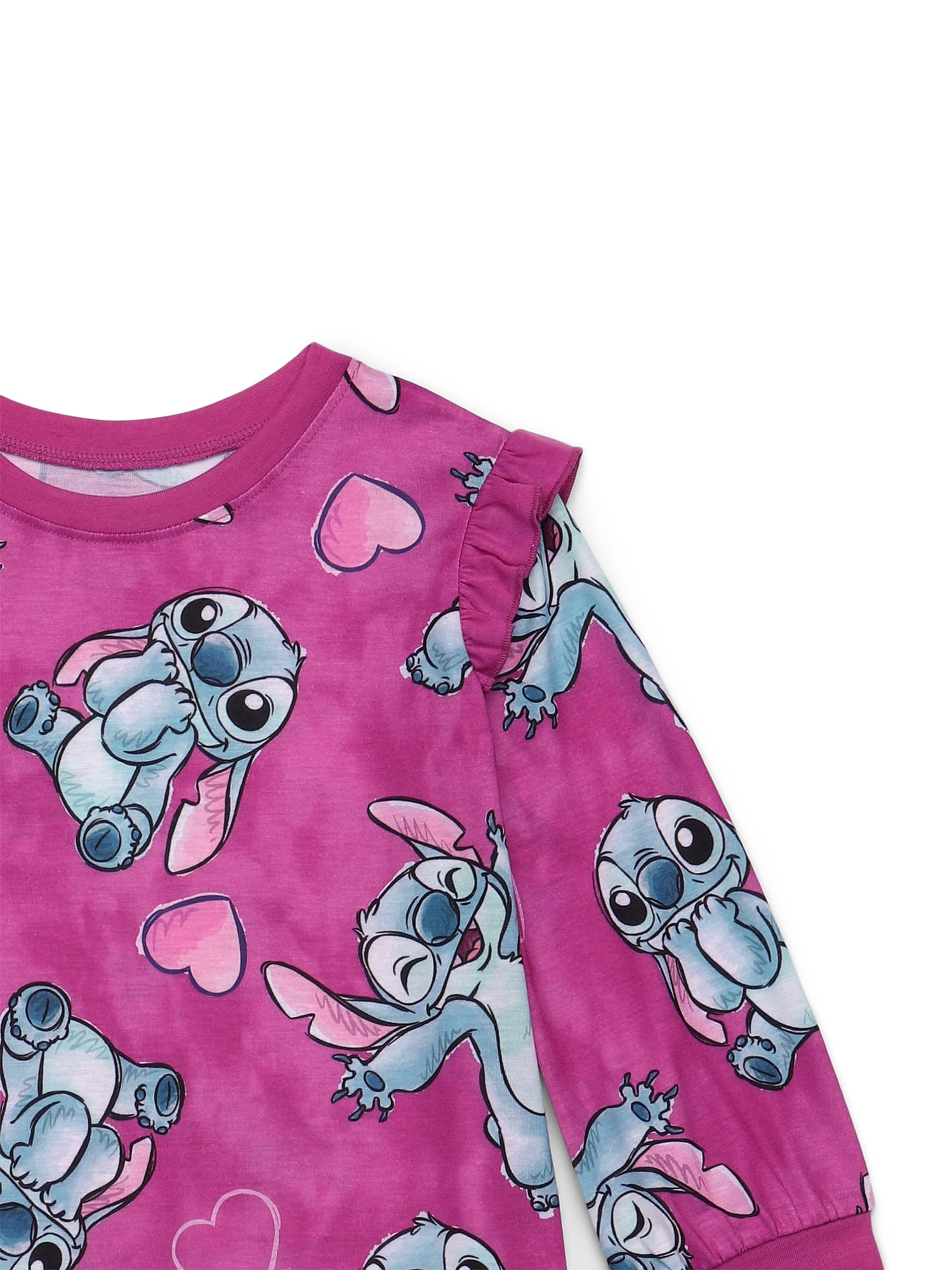 Lilo & Stitch Girls Long Sleeve Nightgown, Sizes 4-12