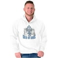 thumbnail image 3 of King of Kings Jesus Lion Christian Men's Big & Tall Graphic Hoodie Brisco Brands 4X, 3 of 5