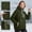 Army Green, variant on Womens Waterproof Windbreaker Hooded Rain Jacket Half Zip Pullover Lightweight Outdoor Hiking Anorak Coat