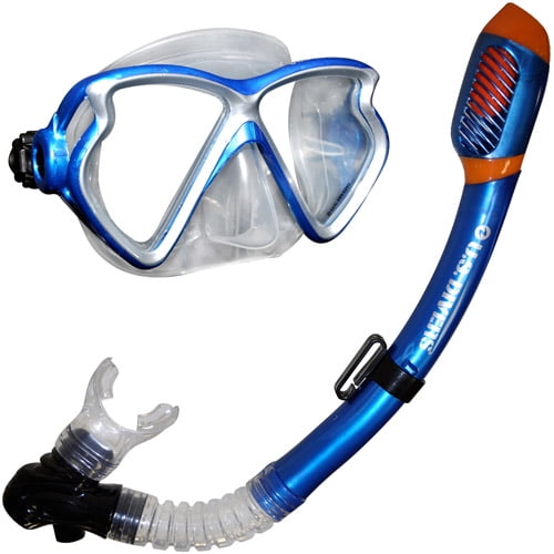 U.S. Divers Castaway Snorkel Combo, MultiColor, Adult