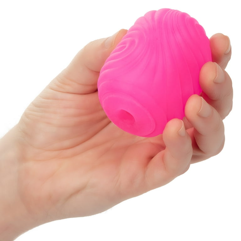 CalExotics Pop Sock Textured Silicone Stroker for Men, Pink - Walmart.com