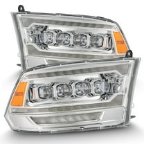 AlphaRex 09-18 Ram Truck (MK II 5th Gen 2500 Style) NOVA-Series LED Projector Headlights Chrome