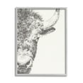 thumbnail image 4 of Stupell Industries Rural Bison Animal Drawing Detailed Graphite Wildlife Drawing Print Gray Framed Art Print Wall Art, Design by Ethan Harper, 4 of 5