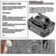 thumbnail image 3 of High quality2 Pack For Makita 18v Battery 6.0 Ah Lxt Li-ion Bl1850b Bl1830b Bl1860b Cordless, 3 of 5