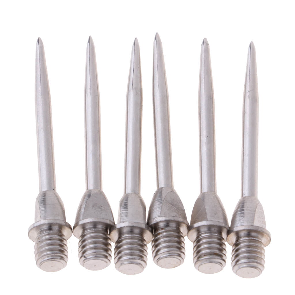 12 Pieces Iron Hammer Head Dart Tips Standard Moveable Dart Points Replacements