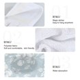 thumbnail image 5 of 2 Bathroom Towels Kitchen Towels 18.2x14In Velcro Hand Wipes Dish Cloths & Dish Towels Washroom Towels Face Towel Hand Wipes Blue White Flower, 5 of 7
