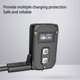 thumbnail image 2 of Soidarity Linterna Digital de aleación de aluminio pantalla de Control de botón portátil Mini lámpara de antorcha eléctrica de emergencia con llavero Negro Soidarity OD029254-01, 2 of 6