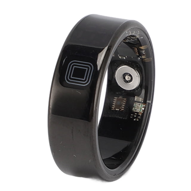 Anneau de Suivi D\'entraînement Physique, Anneau Intelligent en Acier Inoxydable pour Surveillance d'Activité Écran Tactile pour Randonnée Cyclisme Course Taille 9 Diamètre Intérieur 18mm, Taille 10 Diamètre Intérieur 20mm, Taille 11 Intérieur