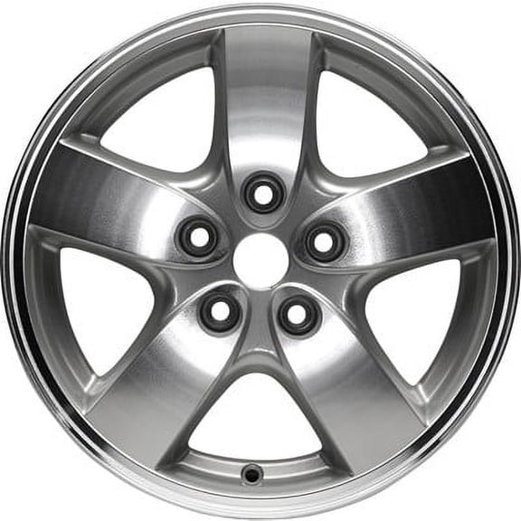 KAI 16 X 6.5 Reconditioned OEM Aluminum Alloy Wheel, Machined W/Silver Pocket, Fits 2003-2007 Dodge Caravan