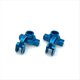 thumbnail image 2 of Juego de Vasos de Dirección Delantera de Actualización de Coche RC para 1/10 10208 Piezas de Actualización de Coche RC Azul, 2 of 5