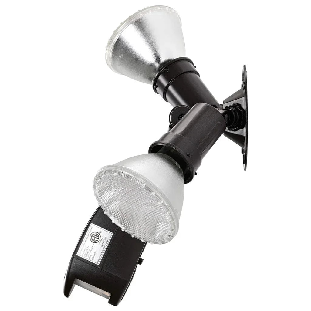 2 Light - 10" - Flood Light, Exterior - PAR38 w/Adjustable Swivel