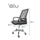 thumbnail image 3 of Silla de Oficina Giratoria OLU Ergonómica de Malla Altura Ajustable Silla Escritorio OLU OLUMESH/Ejecutiva Mesh/Ergonomica, 3 of 7